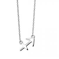 JWLS4U | Zodiac Sign Necklaces Silver 1